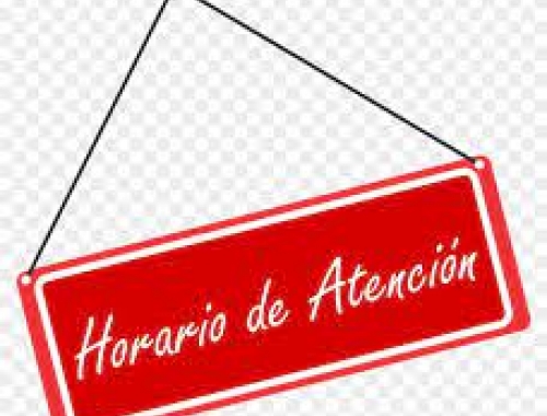 HORARIO DE ATENCION